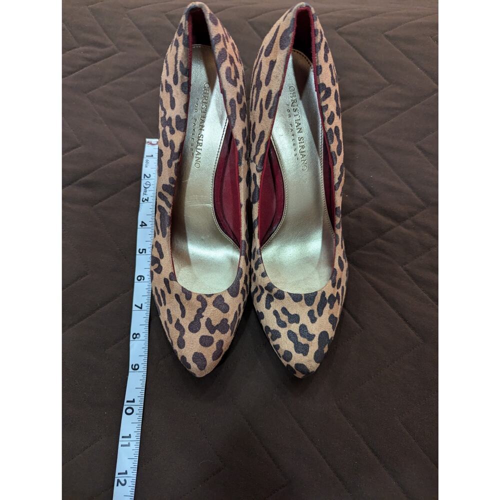 Christian Siriano for Payless leopard print high heels size 9M NWOB